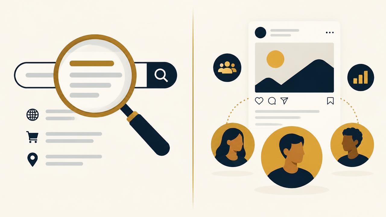 Google Ads vs Meta Ads comparison for lead generation and customer intent